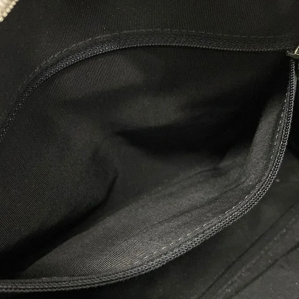 Chanel Shoulder Bag Black White